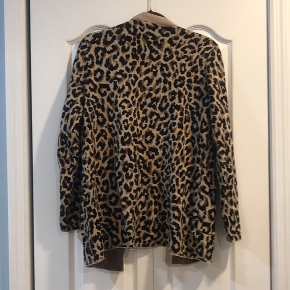 J.Crew Factory Leopard Cardigan - Picture 4 of 5